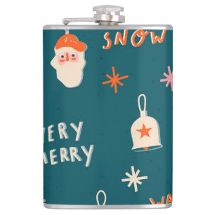 Flasques Vintage Noël 2020 : Motif ornemental