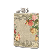 Flasques Vintage romantique Roses sculptés (Gauche)