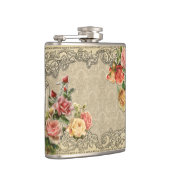 Flasques Vintage romantique Roses sculptés (Droite)
