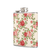 Flasques Vintage Shabby Chic Roses Pattern (Gauche)