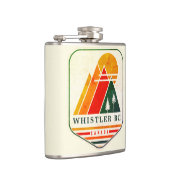 Flasques Vintage Whistler Canada Souvenir de ski 1980 (Droite)
