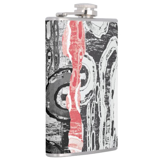 Flasques Vinyl Wrapped Flask – Abstract Land (Droite)