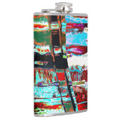 Flasques Vinyl Wrapped Flask – Collapse Reflection Abstract (Droite)