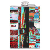 Flasques Vinyl Wrapped Flask – Collapse Reflection Abstract (Dos)