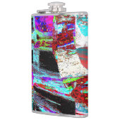 Flasques Vinyl Wrapped Flask – Neon Pulse (Gauche)