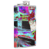 Flasques Vinyl Wrapped Flask – Neon Pulse (Droite)