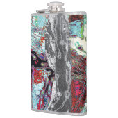 Flasques Vinyl Wrapped Flask – Strata Pulse (Gauche)