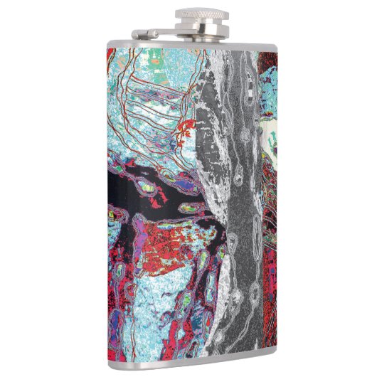 Flasques Vinyl Wrapped Flask – Strata Pulse (Droite)