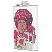 Flasques Vinyl Wrapped Flask – YOUTH Power Afro & Boombox  (Gauche)