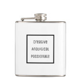 Flasques Vinyle Créatif, Analytique, Passionné Enveloppé (Devant)