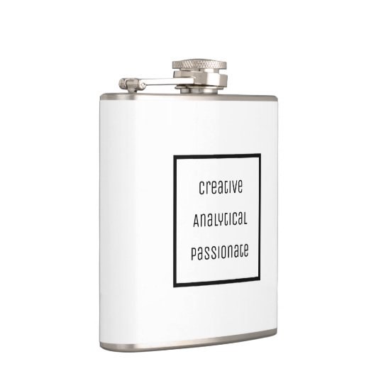 Flasques Vinyle Créatif, Analytique, Passionné Enveloppé (Droite)