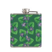 Flasques Violets sur vert émeraude (Dos)