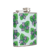 Flasques Violettes en verre de mer bleu (Droite)