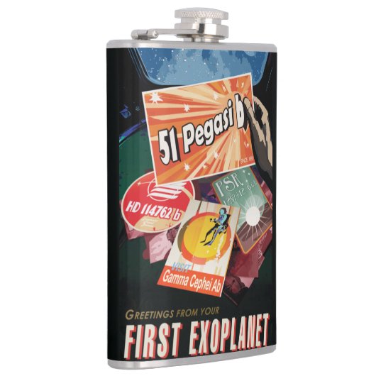 Flasques Visitez La Première Exoplanète Trouvée À L'Extérie (Droite)