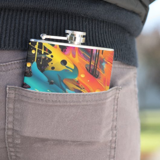 Flasques Vivid Chaos Splash Graffiti (In Situ)