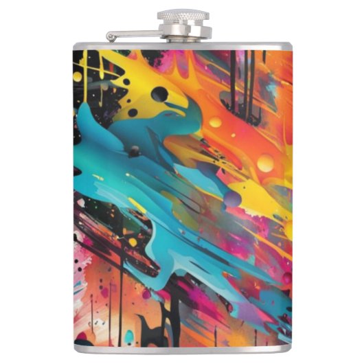 Flasques Vivid Chaos Splash Graffiti (Devant)