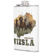 Flasques Vizsla Art hongrois (Gauche)