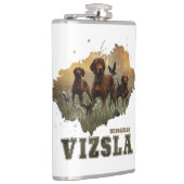 Flasques Vizsla Art hongrois (Droite)