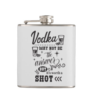 Flasques vodka drôle boire de l'art du mot