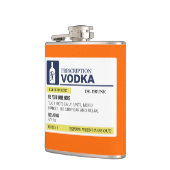 Flasques Vodka drôle de prescription (Gauche)