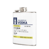 Flasques Vodka drôle de prescription (Gauche)