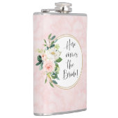 Flasques Voici la mariée Blush rose Floral (Droite)