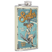 Flasques Voilier vintage (Droite)