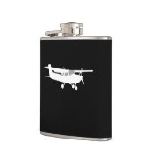 Flasques Vol classique de silhouette de Cessna d'avions sur (Gauche)