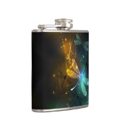 Flasques Vol de libellule verte lumineuse (Droite)