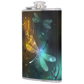 Flasques Vol de libellule verte lumineuse (Gauche)