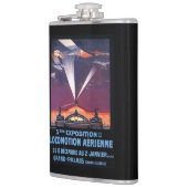 Flasques Vol plat au-dessus d'affiche de projecteur (Gauche)