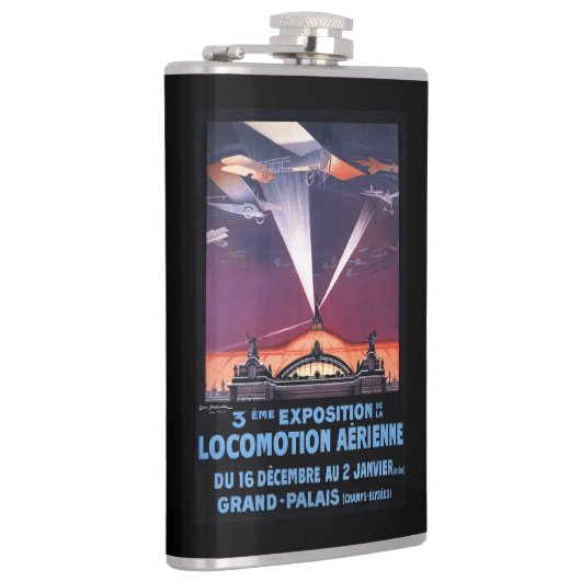 Flasques Vol plat au-dessus d'affiche de projecteur (Droite)