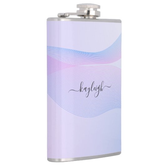 Flasques Volet bleu rose Abstrait (Droite)