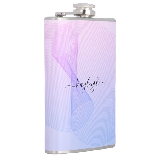 Flasques Volet bleu rose Abstrait (Droite)