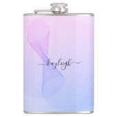 Flasques Volet bleu rose Abstrait (Devant)