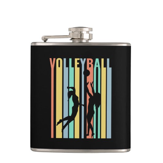 Flasques Volley-ball Beachvolleyball Retro (Devant)