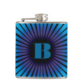 Flasques Vortex moderne avec initial (Devant)