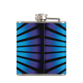 Flasques Vortex moderne avec initial (Dos)