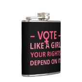 Flasques Votez comme une fille, vos droits en dépendent II (Droite)