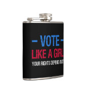 Flasques Votez comme une fille, vos droits en dépendent III (Droite)