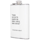 Flasques Votre citation ou paroles de chanson préférées - c (Gauche)