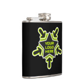 Flasques Votre logo (Droite)