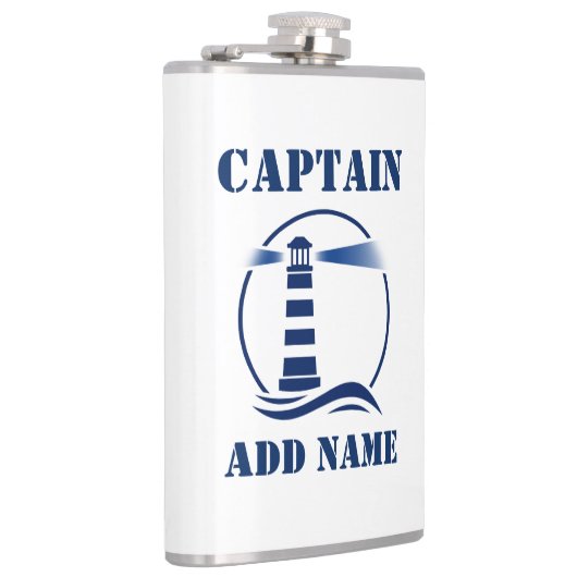 Flasques Votre nom Captain Flask Lighthouse (Droite)
