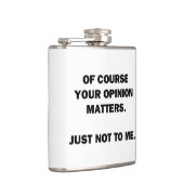 Flasques Votre opinion compte (Droite)