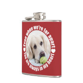 Flasques VOTRE PHOTO ET NOM Far Apart Love flask (Gauche)