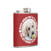 Flasques VOTRE PHOTO ET NOM Far Apart Love flask (Droite)