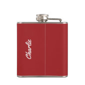 Flasques VOTRE PHOTO ET NOM Far Apart Love flask (Dos)