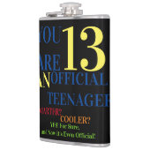 Flasques Vous Avez 13 Adolescent Officiel Pour Anniversaire (Gauche)