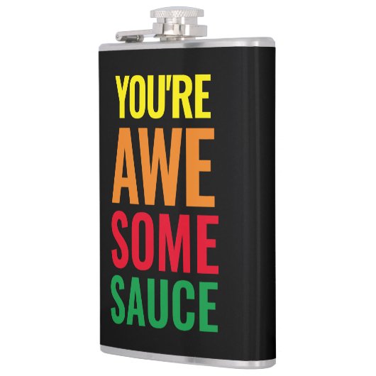 Flasques Vous êtes Awesomesauce ! Journée mondiale de la co (Gauche)