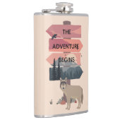 Flasques Voyage Aventure Début Voyage Poster sauvage (Droite)